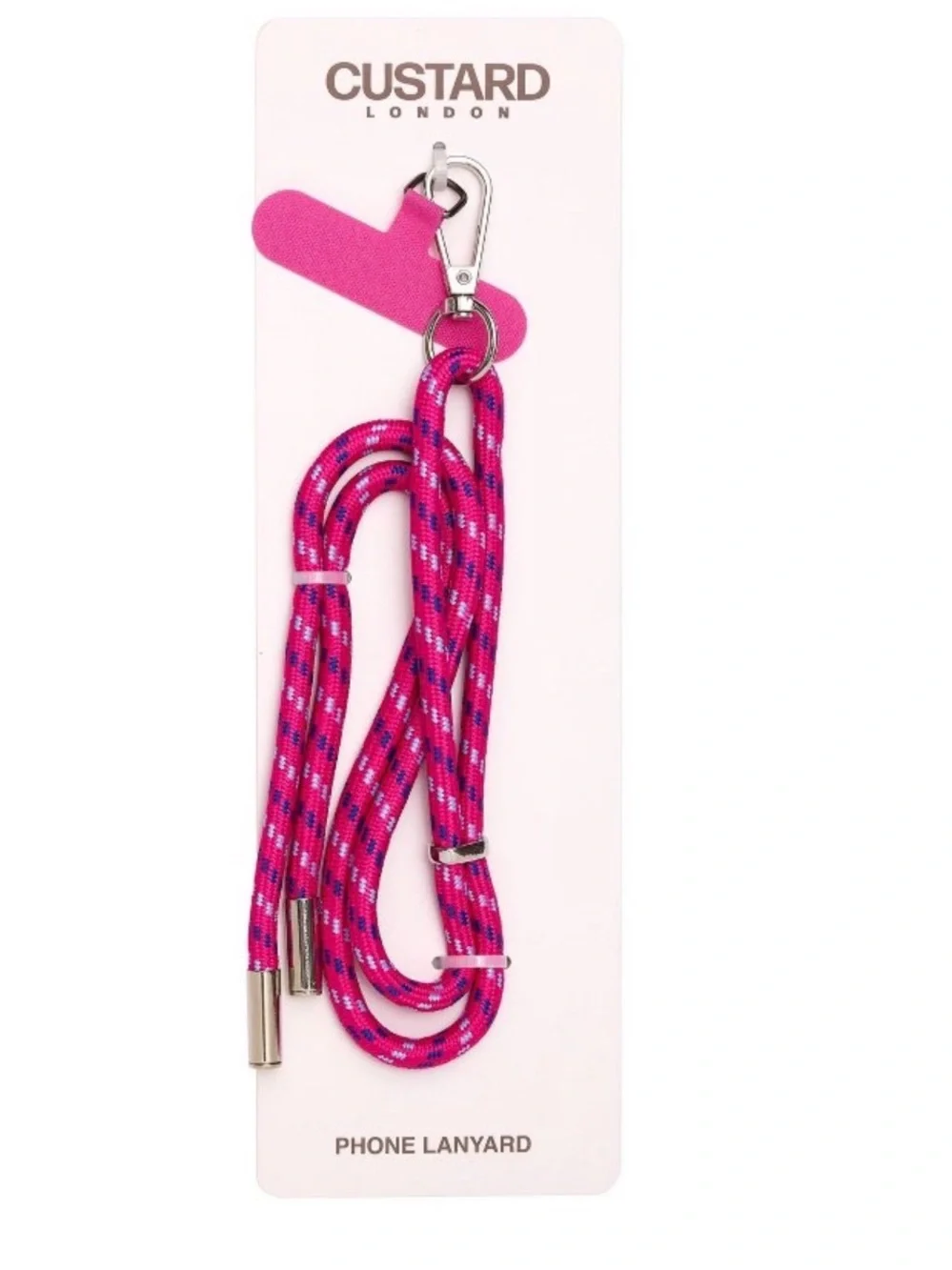 Pink Phone Wristlet and Lanyard Rope